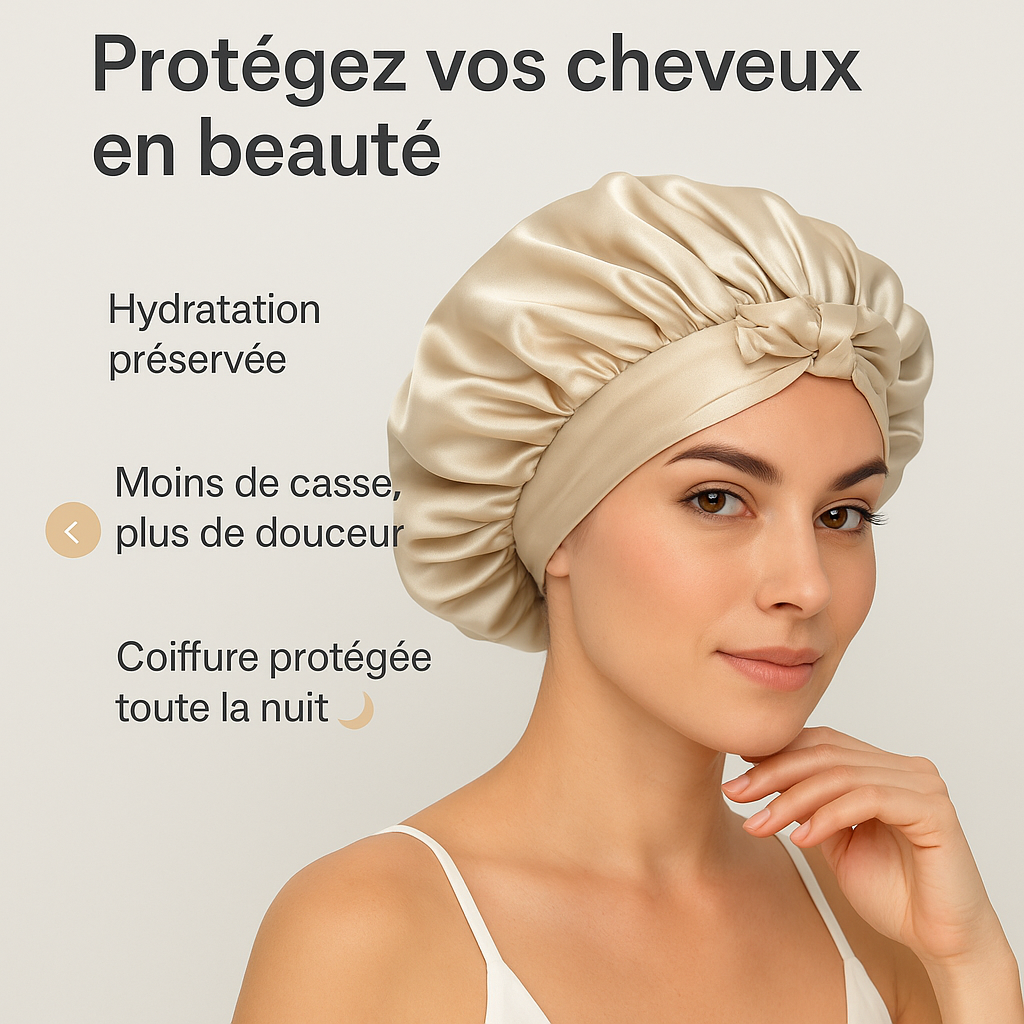 Bonnet en satin