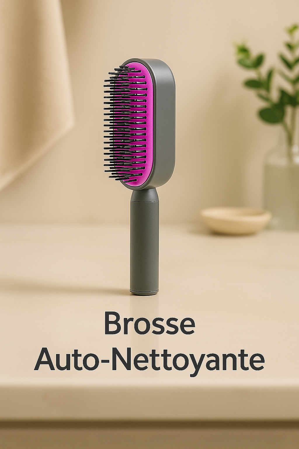Brosse à Cheveux Auto-nettoyante