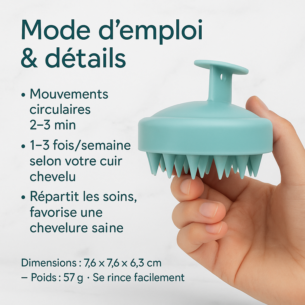 Masseur pour Cuir Chevelu
