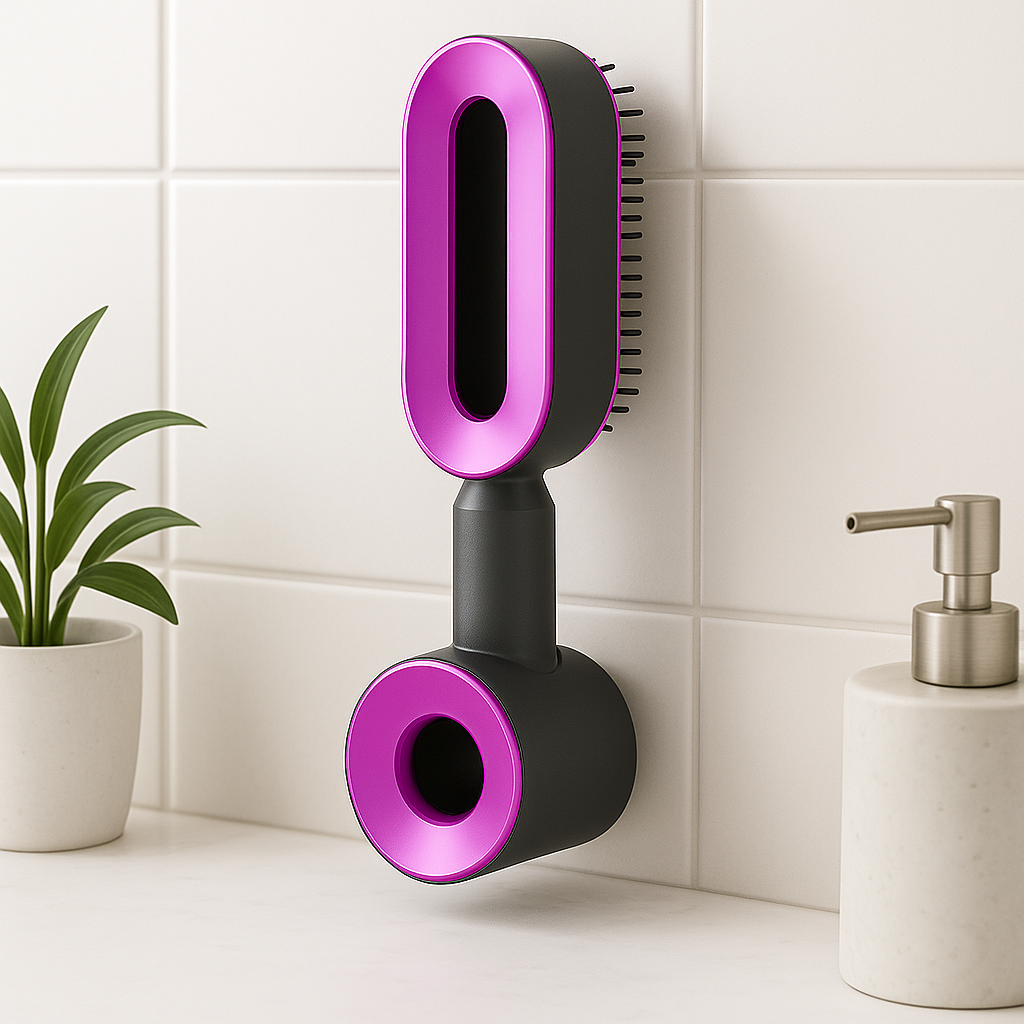 Brosse à Cheveux Auto-nettoyante