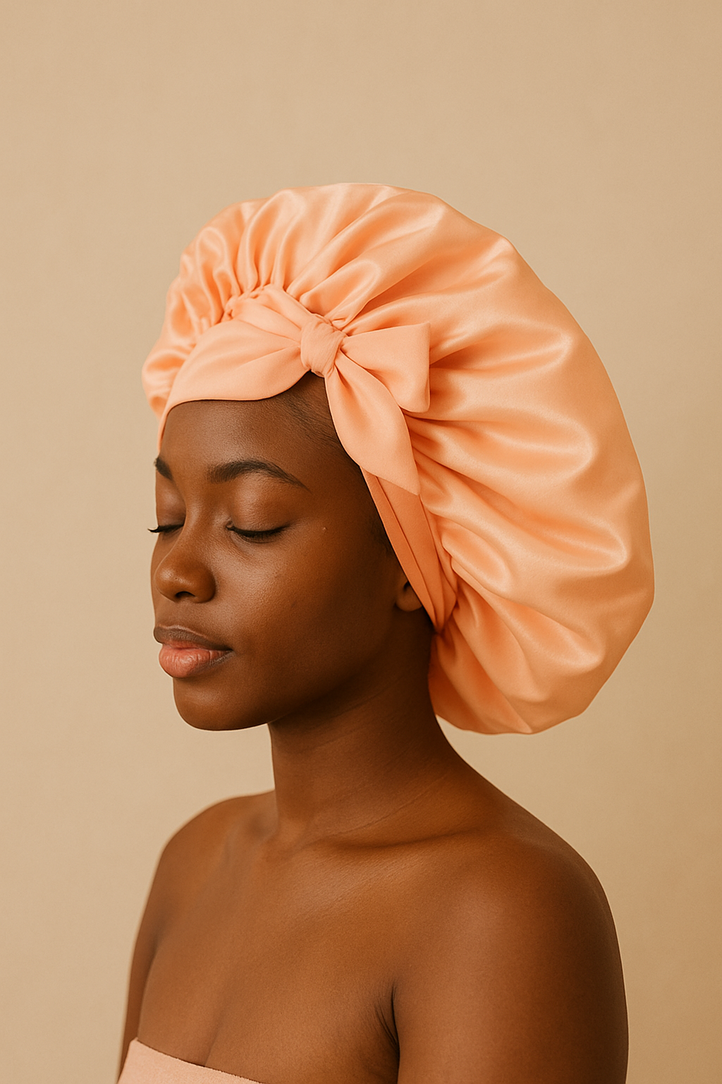 Bonnet en satin