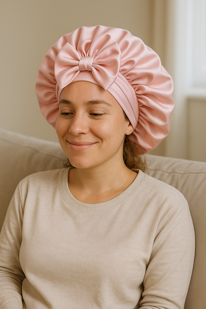 Bonnet en satin